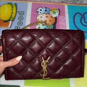 Authentic Ysl chain Wallet